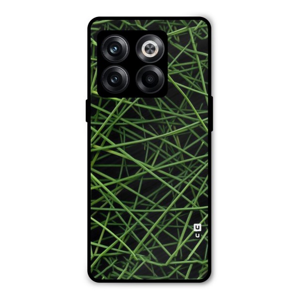 Green Lines Metal Back Case for OnePlus 10T