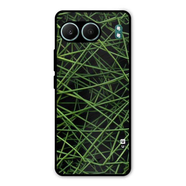 Green Lines Metal Back Case for OnePlus Nord 4