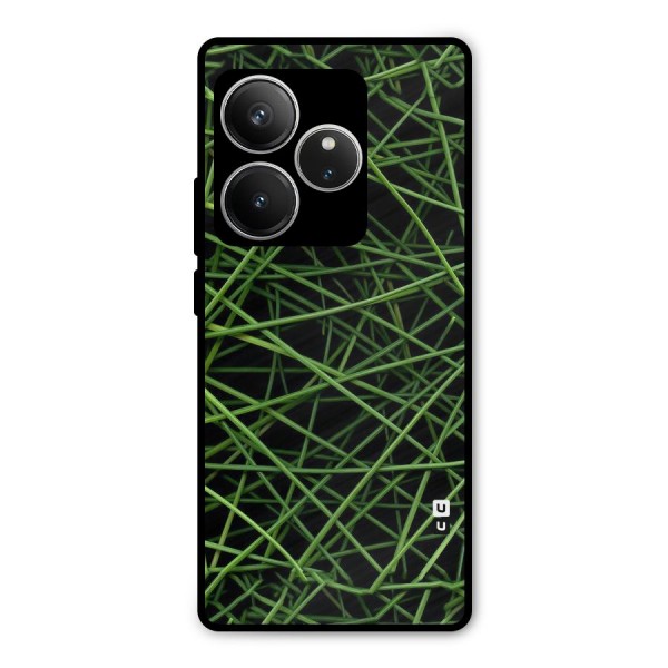 Green Lines Metal Back Case for Realme GT 6