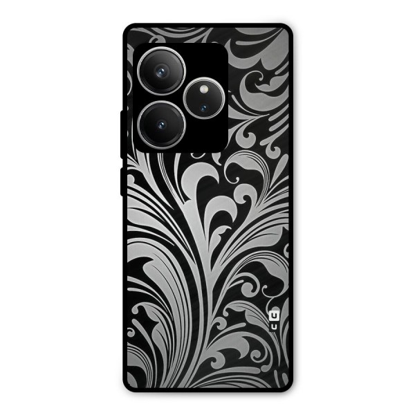 Grey Beauty Pattern Metal Back Case for Realme GT 6