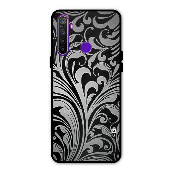 Grey Beauty Pattern Metal Back Case for Realme Narzo 10