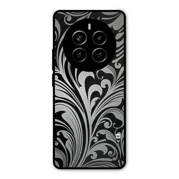 Grey Beauty Pattern Metal Back Case for Realme P1 Pro