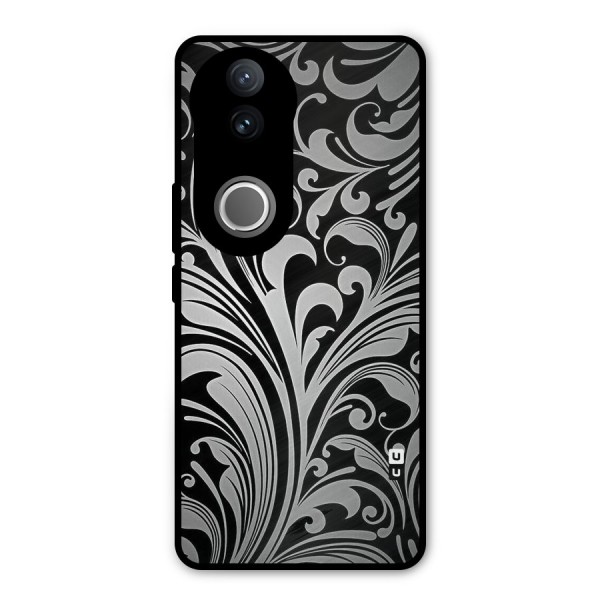 Grey Beauty Pattern Metal Back Case for Vivo V50e