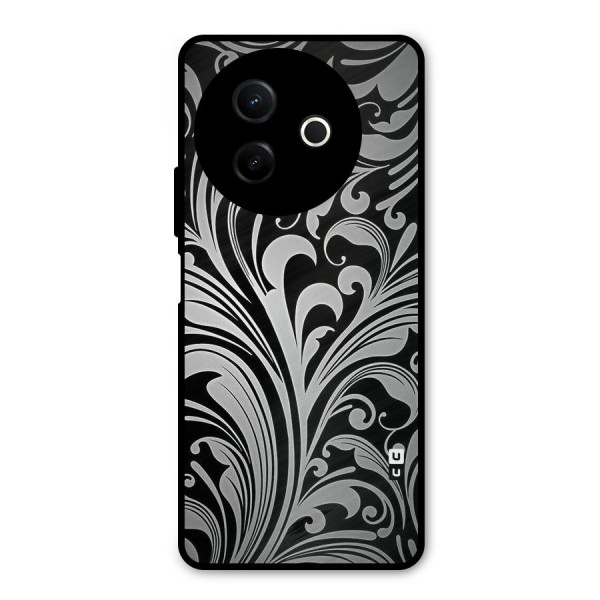 Grey Beauty Pattern Metal Back Case for Vivo Y39
