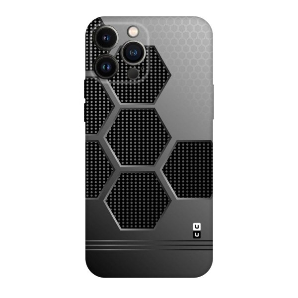 Grey Black Hexa Original Polycarbonate Back Case for iPhone 13 Pro Max