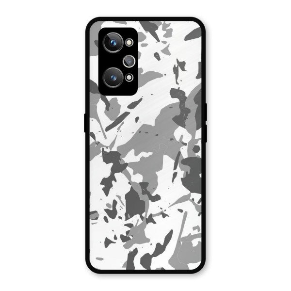 Grey Camouflage Army Metal Back Case for Realme GT 2