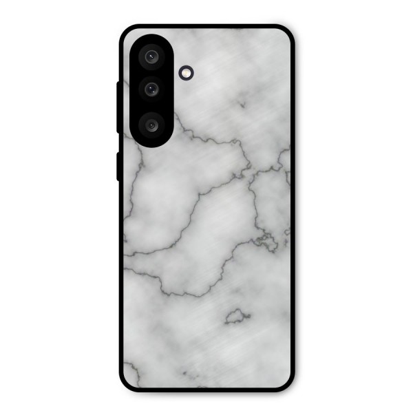 Grey Marble Metal Back Case for Galaxy M56