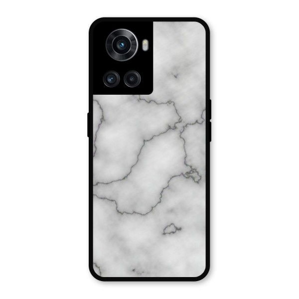 Grey Marble Metal Back Case for OnePlus 10R