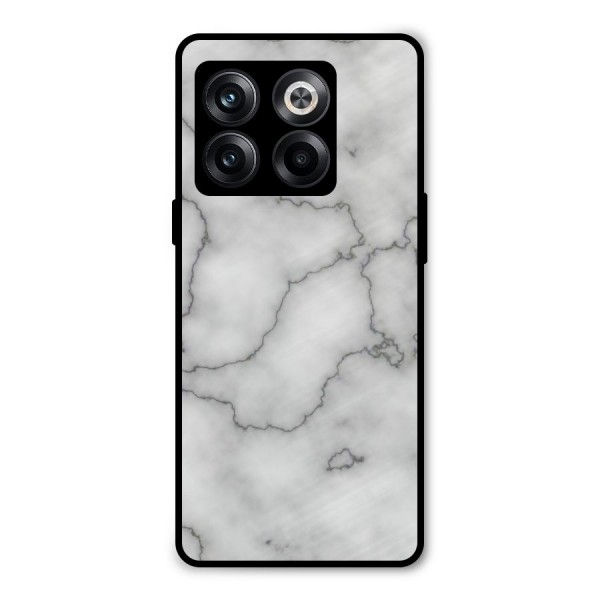 Grey Marble Metal Back Case for OnePlus 10T
