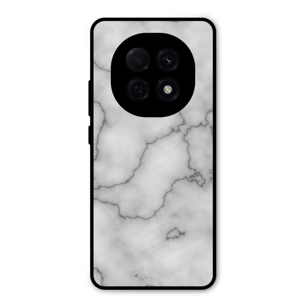 Grey Marble Metal Back Case for Oppo F29 Pro