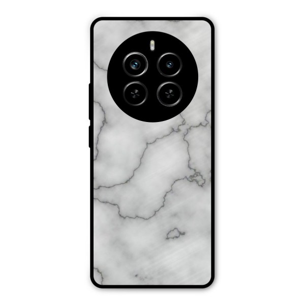 Grey Marble Metal Back Case for Realme P1 Pro