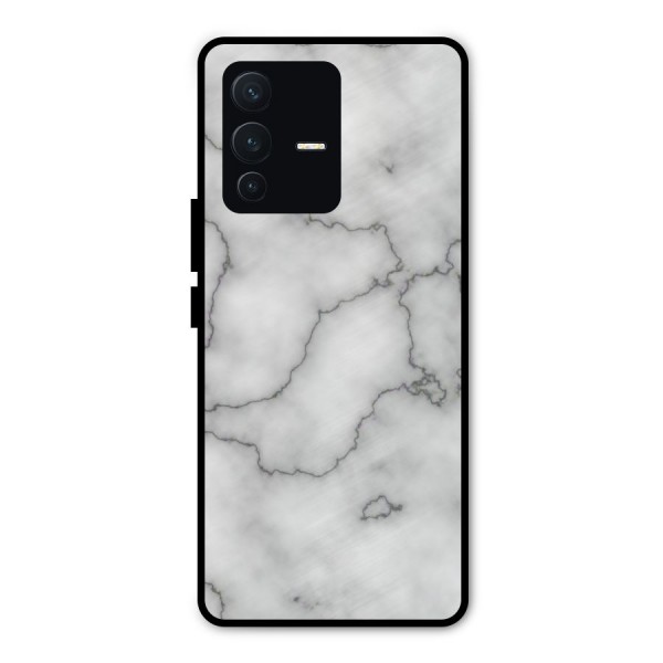 Grey Marble Metal Back Case for Vivo V23 Pro