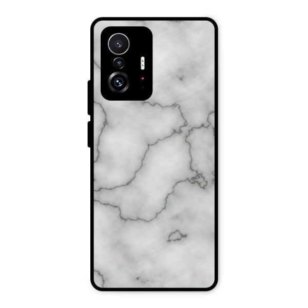 Grey Marble Metal Back Case for Xiaomi 11T Pro