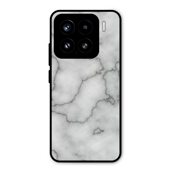 Grey Marble Metal Back Case for Xiaomi 15