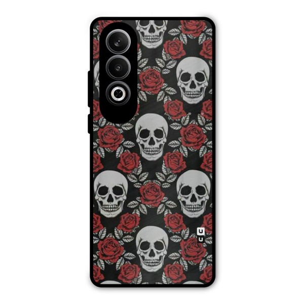 Grey Skulls Metal Back Case for OnePlus Nord CE4