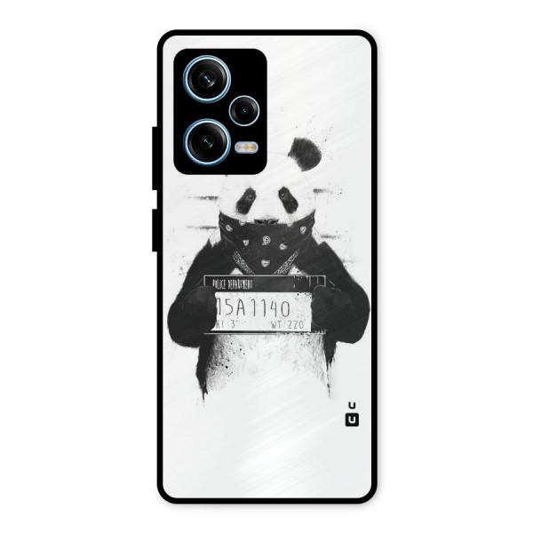 Guilty Panda Metal Back Case for Redmi Note 12 Pro