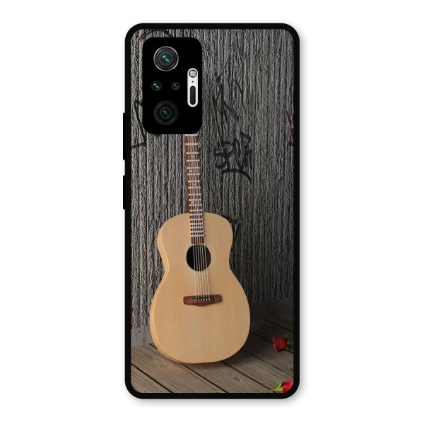 Guitar Classic Metal Back Case for Redmi Note 10 Pro