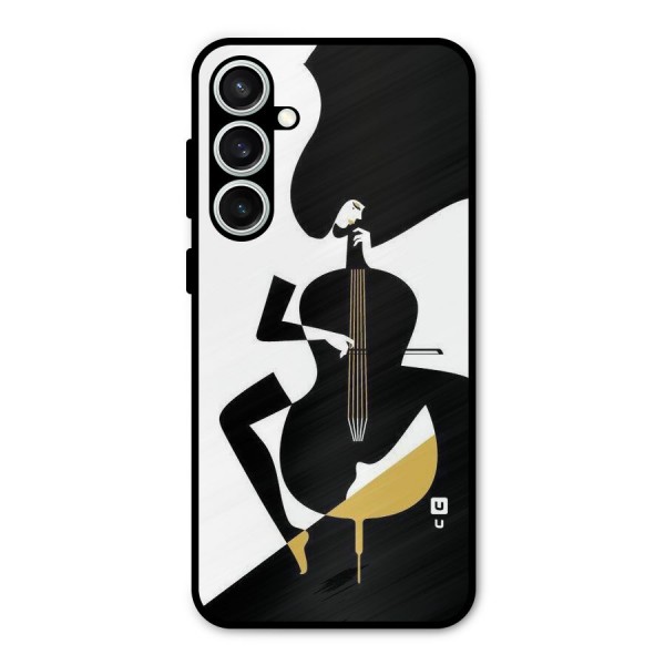 Guitar Women Metal Back Case for Galaxy S23 FE