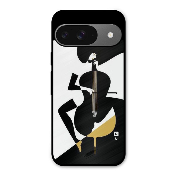 Guitar Women Metal Back Case for Google Pixel 9