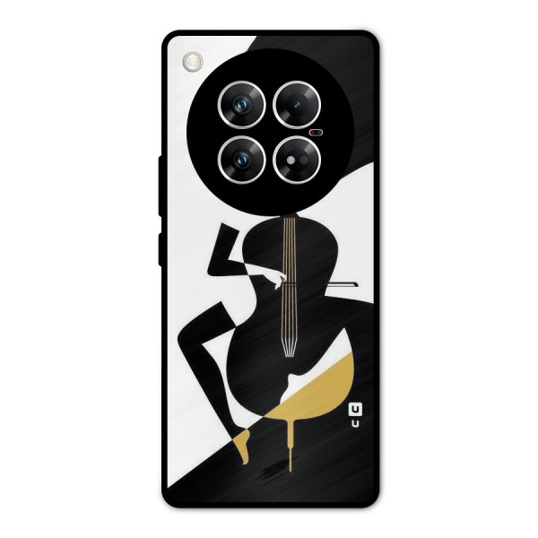 Guitar Women Metal Back Case for Infinix Zero 40 5G
