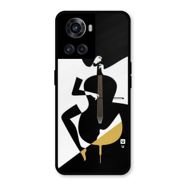 Guitar Women Metal Back Case for OnePlus 10R