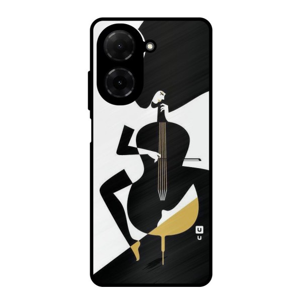 Guitar Women Metal Back Case for Poco C71