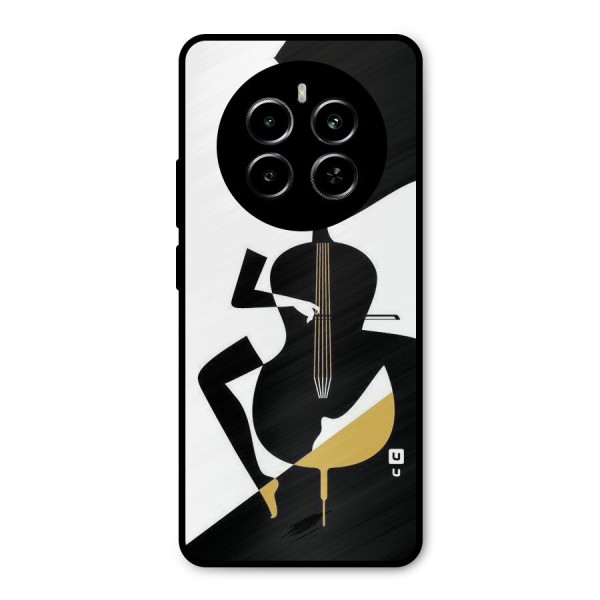 Guitar Women Metal Back Case for Realme P1