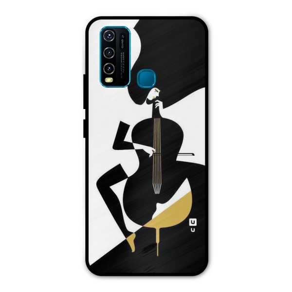Guitar Women Metal Back Case for Vivo Y50