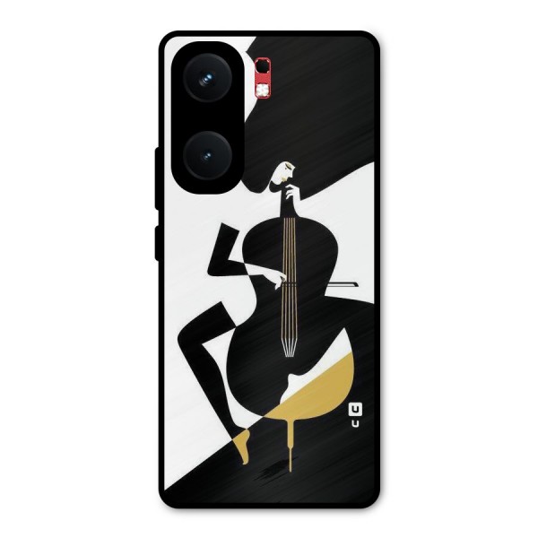Guitar Women Metal Back Case for iQOO Neo 9 Pro