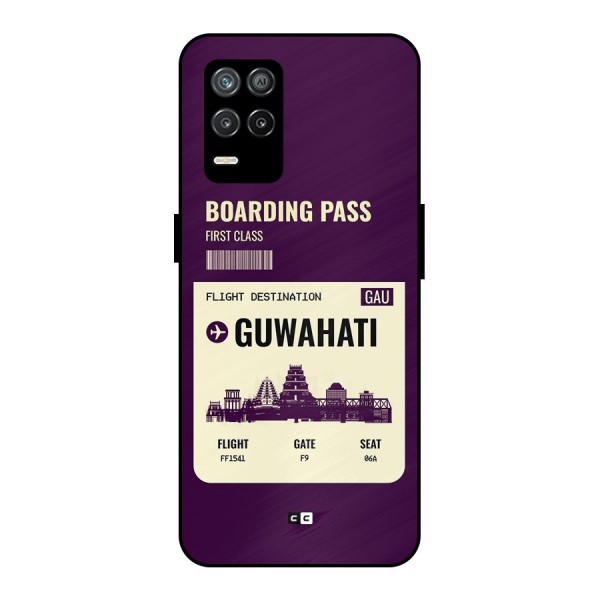 Guwahati Boarding Pass Metal Back Case for Realme 9 5G