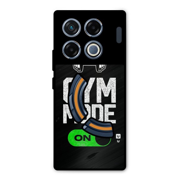 Gym Mode On Metal Back Case for Infinix GT 20 Pro