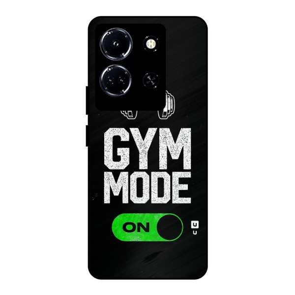 Gym Mode On Metal Back Case for Infinix Note 30 5G