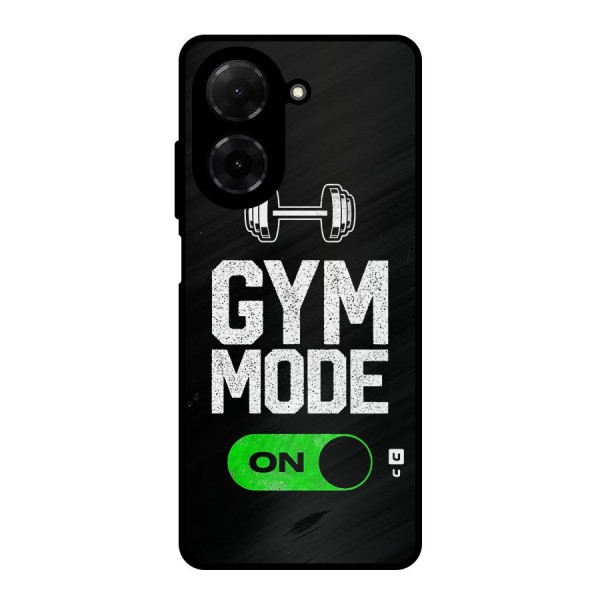 Gym Mode On Metal Back Case for Poco C71