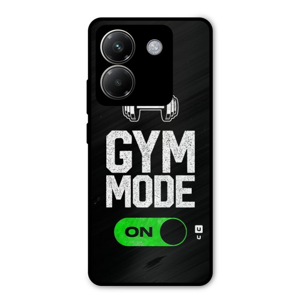Gym Mode On Metal Back Case for Poco M7 Pro 5G
