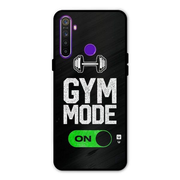 Gym Mode On Metal Back Case for Realme Narzo 10