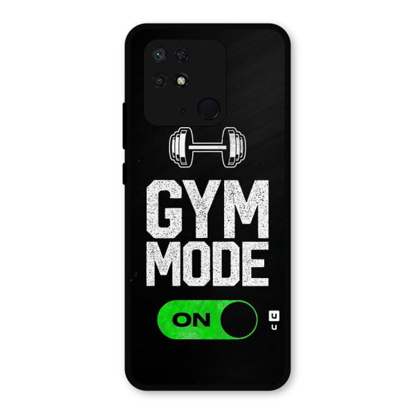 Gym Mode On Metal Back Case for Redmi 10 Power