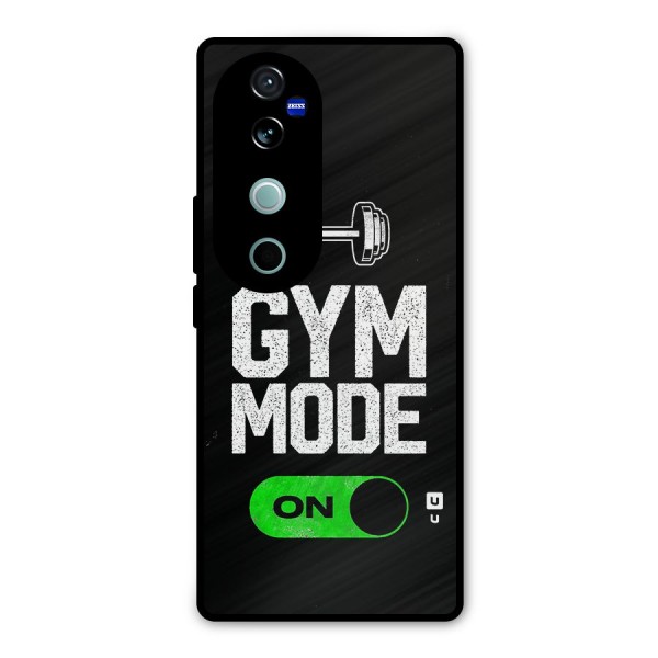 Gym Mode On Metal Back Case for Vivo V40 Pro