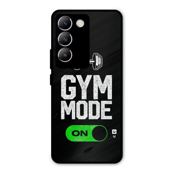 Gym Mode On Metal Back Case for Vivo Y200e