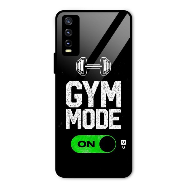 Gym Mode On Metal Back Case for Vivo Y20i