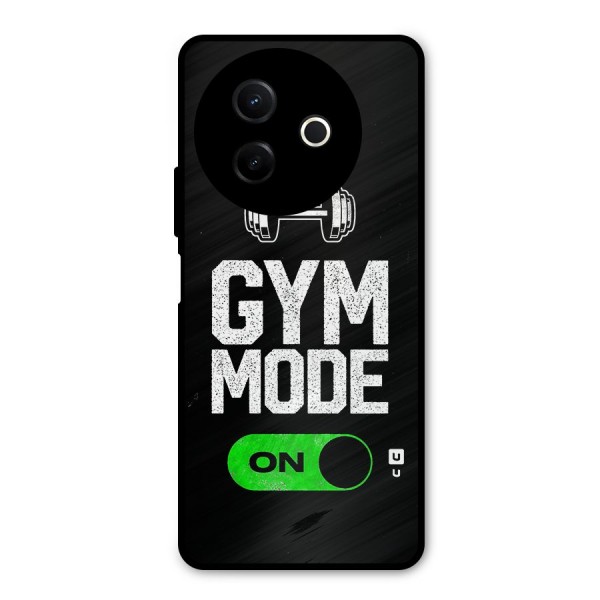 Gym Mode On Metal Back Case for Vivo Y39