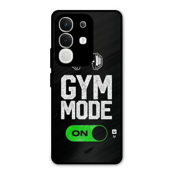 Gym Mode On Metal Back Case for iQOO Z10x