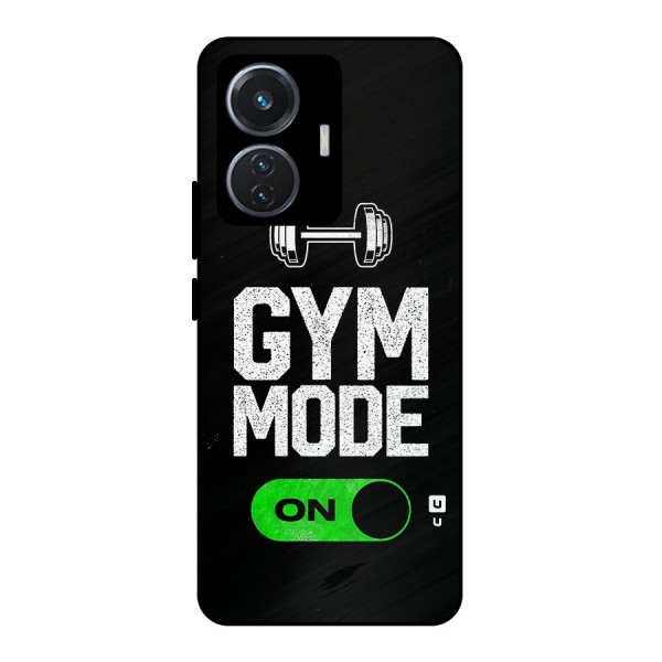 Gym Mode On Metal Back Case for iQOO Z6 44W