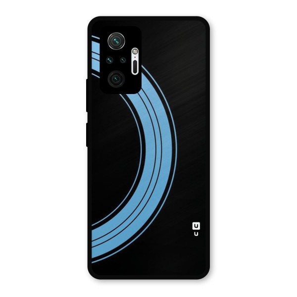 Half Circles Metal Back Case for Redmi Note 10 Pro Max