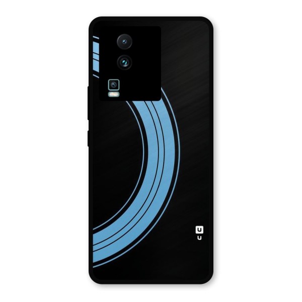 Half Circles Metal Back Case for iQOO Neo 7