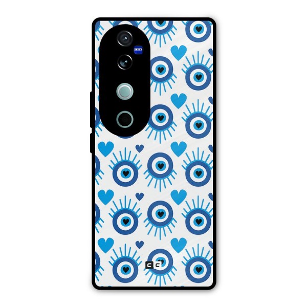 Hands Draw Eye Metal Back Case for Vivo V40