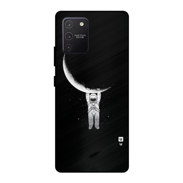 Hanging Astronaut Metal Back Case for Galaxy S10 Lite