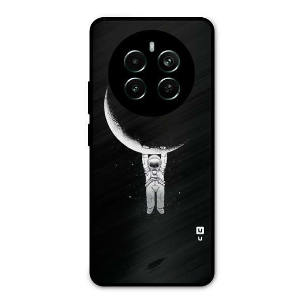 Hanging Astronaut Metal Back Case for Realme 12 Pro Plus