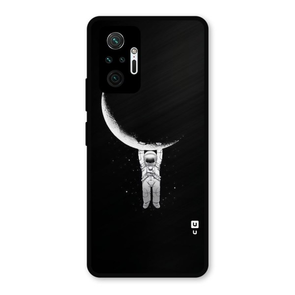 Hanging Astronaut Metal Back Case for Redmi Note 10 Pro