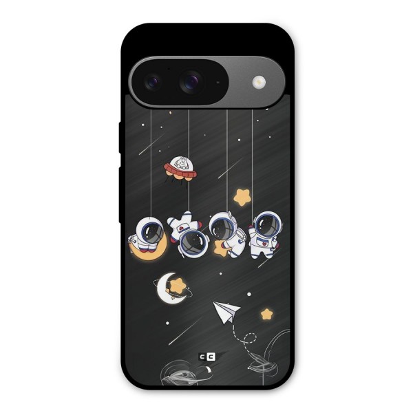 Hanging Astronauts Metal Back Case for Google Pixel 9