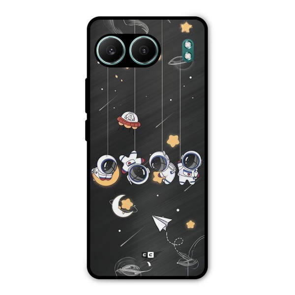 Hanging Astronauts Metal Back Case for OnePlus Nord 4